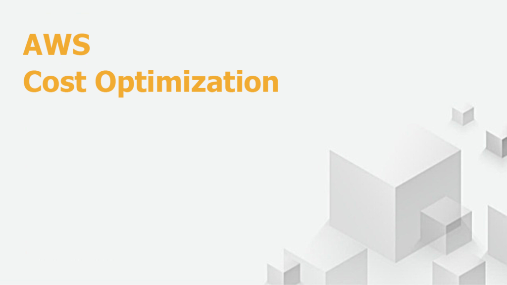AWS Cost optimization